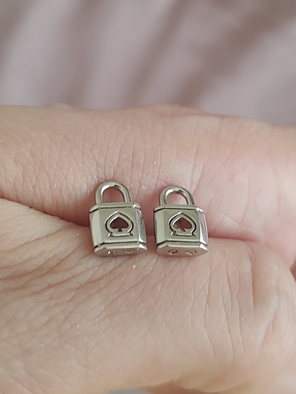 Kate Spade Tiny Lock Earrings